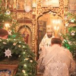 В Неделю 30-ю по Пятидесятнице епископ Серафим совершил Божественную литургию в Николо-Софийском храме Бобруйска