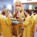 Божественная литургия в Сретенском храме г. Бобруйска