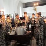 Божественная литургия Преждеосвященных Даров в Никольском кафедральном соборе