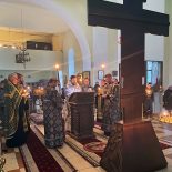 Епископ Серафим совершил первую пассию в Великом посту в кафедральном соборе