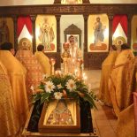 Ночное богослужение состоялось в кафедральном соборе Бобруйска накануне Дня города
