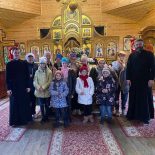 Ильинский храм посетила группа детей из детского дома города Бобруйска