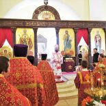 В среду Светлой седмицы епископ Серафим совершил Божественную литургию в Никольском соборе Бобруйска