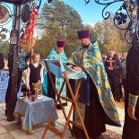 В деревне Ольница освящена часовня в честь Покрова Пресвятой Богородицы