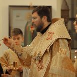 В канун недели 20-й по Пятидесятнице епископ Серафим совершил вечернее богослужение в Никольском кафедральном соборе