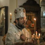 В канун воскресного дня и праздника Архистратига Михаила епископ Серафим совершил вечернее богослужение в Никольском кафедральном соборе Бобруйска