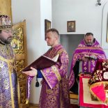 В Неделю Иоанна Лествичника епископ Серафим совершил Литургию в Сретенском храме г. Бобруйска