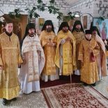 В Проще состоялась совместная Литургия монашествующих клириков Бобруйской епархии