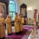 В Неделю 16-ю по Пятидесятнице епископ Серафим совершил Божественную литургию в Никольском кафедральном соборе г. Бобруйска