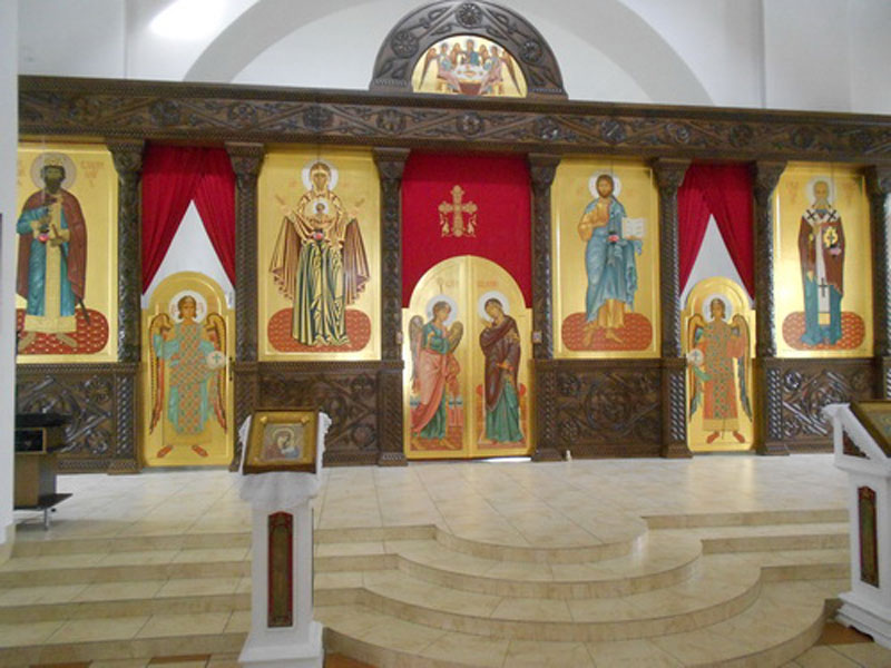 Освящение иконостаса кафедрального собора г.Бобруйска