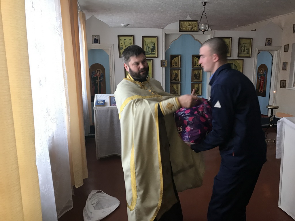 Праздничный молебен в Воспитательной колонии-2 г. Бобруйска