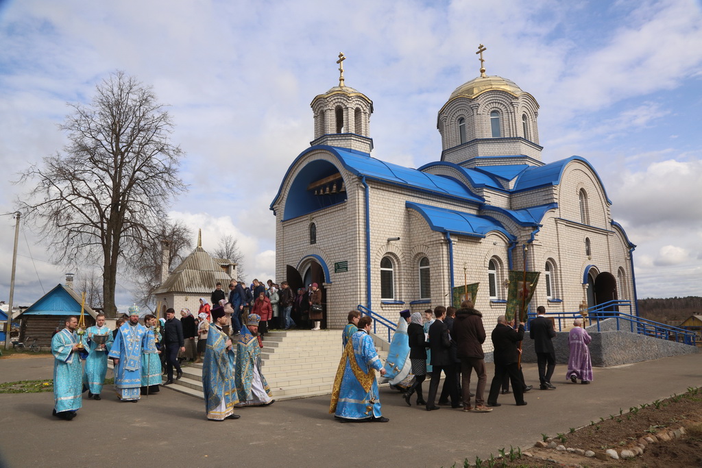 Престольный праздник Благовещенского храма в Кличеве
