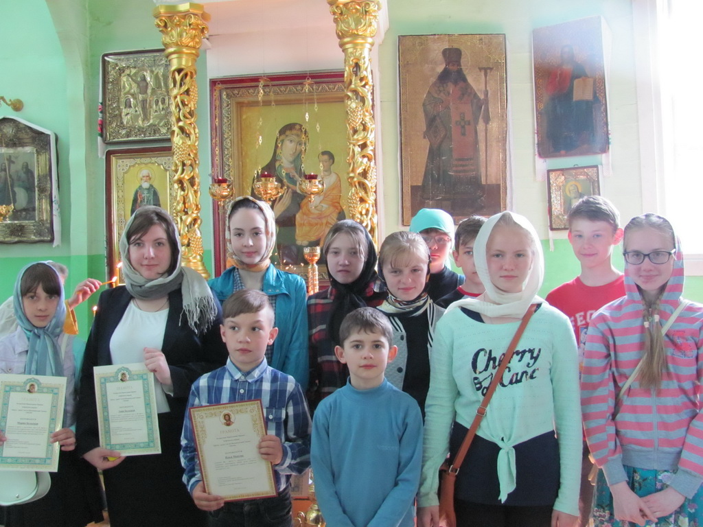 Завершился учебный год в Воскресной школе прихода храма Святой Живоначальной Троицы г. Быхова