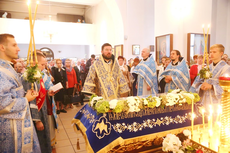 Праздник Успения Пресвятой Богородицы в Никольском кафедральном соборе г. Бобруйска