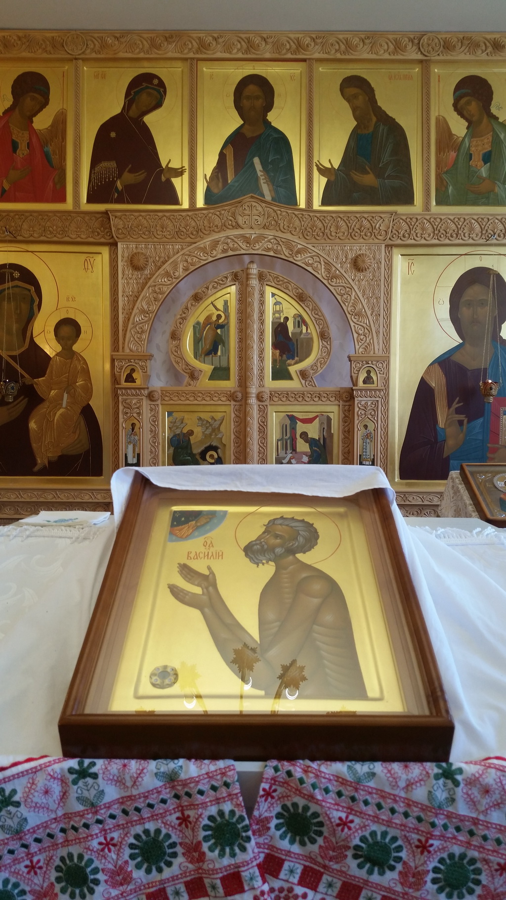 Божественная литургия в Елисаветинском приходе г. Бобруйска