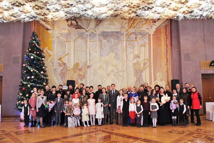 Архиерейский Рождественский прием в честь многодетных семей священников состоялся в г. Бобруйске