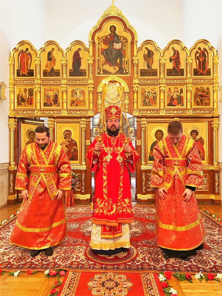 Божественная литургия в день престольного праздника Георгиевского храма г. Бобруйска