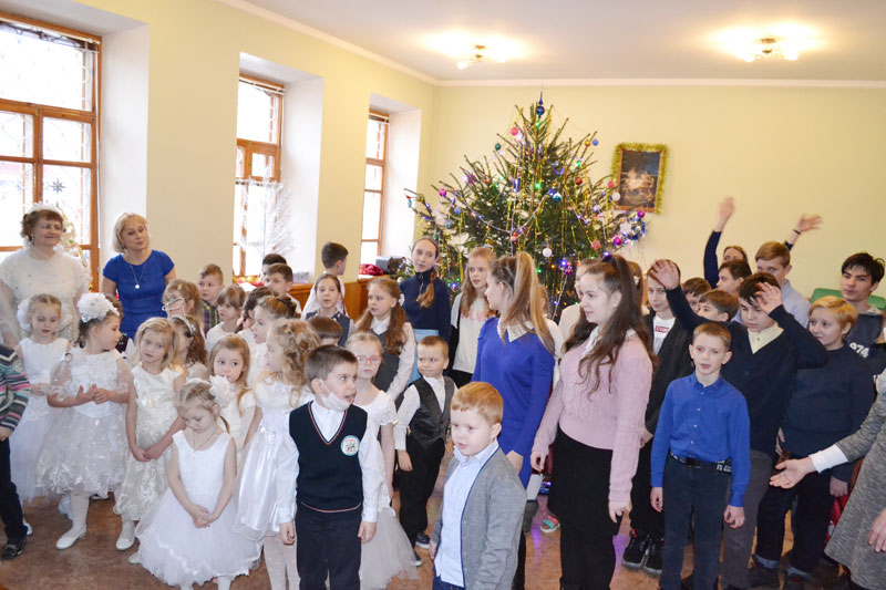 В воскресной школе Георгиевского храма встретили Рождество Христово