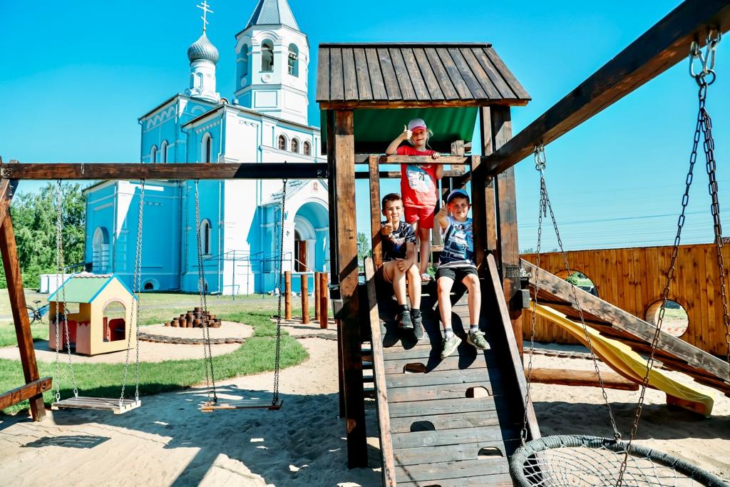 Состоялось открытие детской площадки в микрорайоне Киселевичи г. Бобруйска