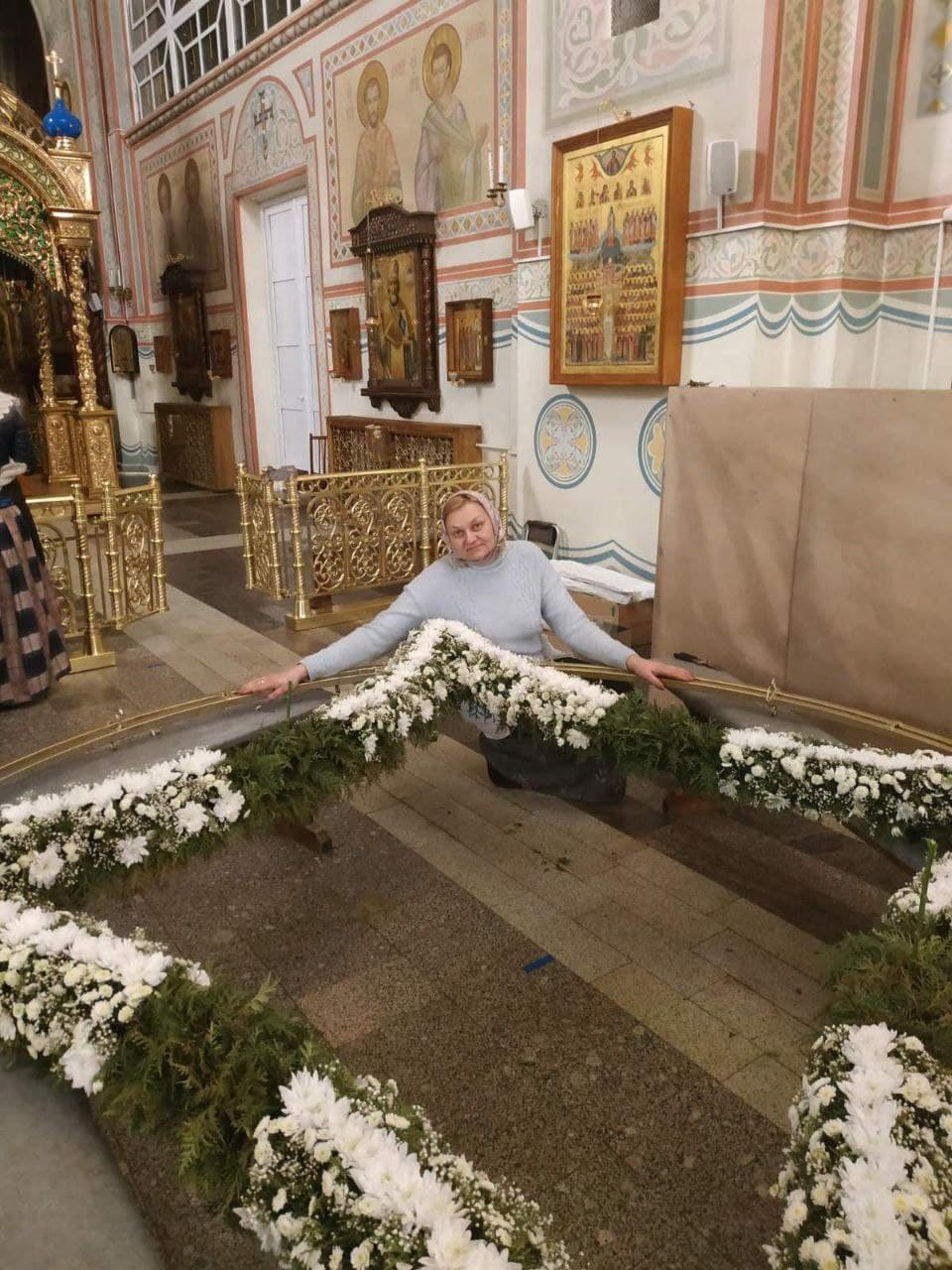 Быховские церковные флористы повышают квалификацию в России
