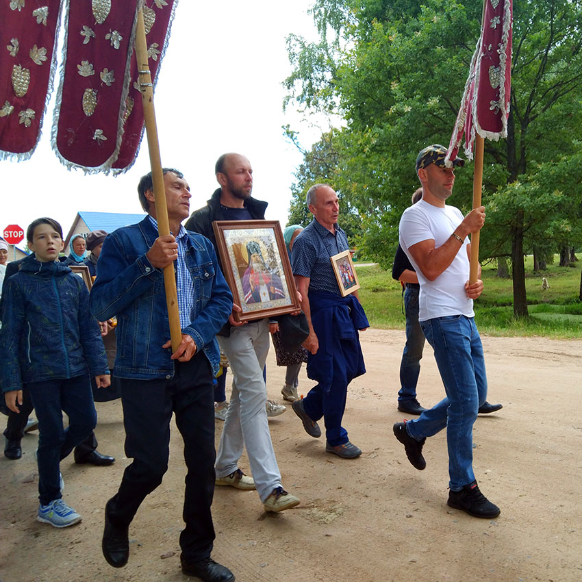 Состоялся традиционный Крестный ход в Горбацевичи к чудотворной иконе Божией Матери «Горбацевичская»