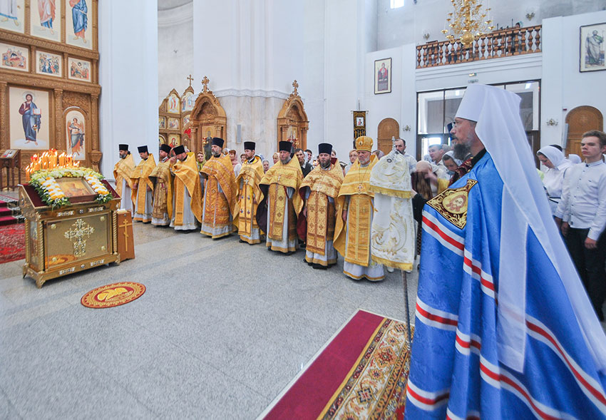 Епископ Серафим принял участие в торжествах, посвященных святителю Георгию (Конисскому), архиепископу Могилевскому и Белорусскому