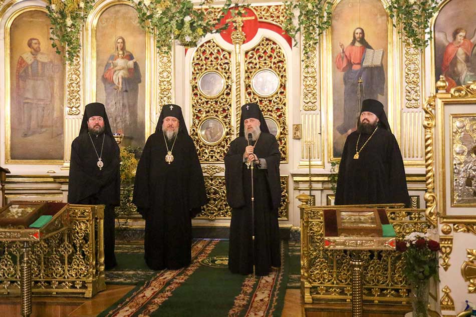 Епископ Серафим принял участие в торжественном богослужении в канун дня памяти святого Афанасия, игумена Брестского