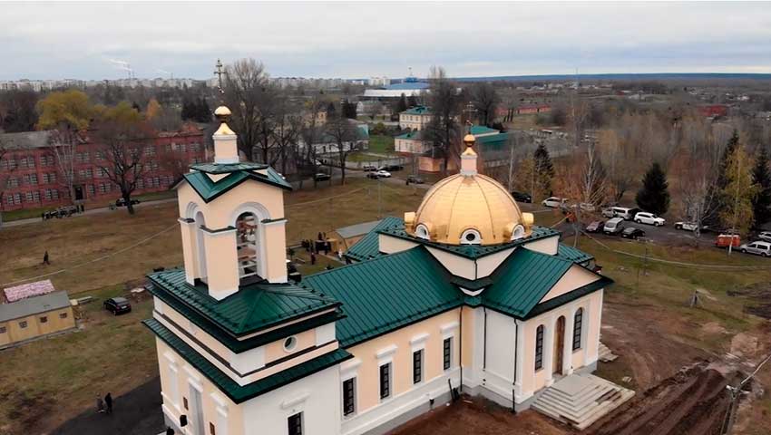 Видеофильм о возрождении собора Александра Невского женского монастыря Бобруйска