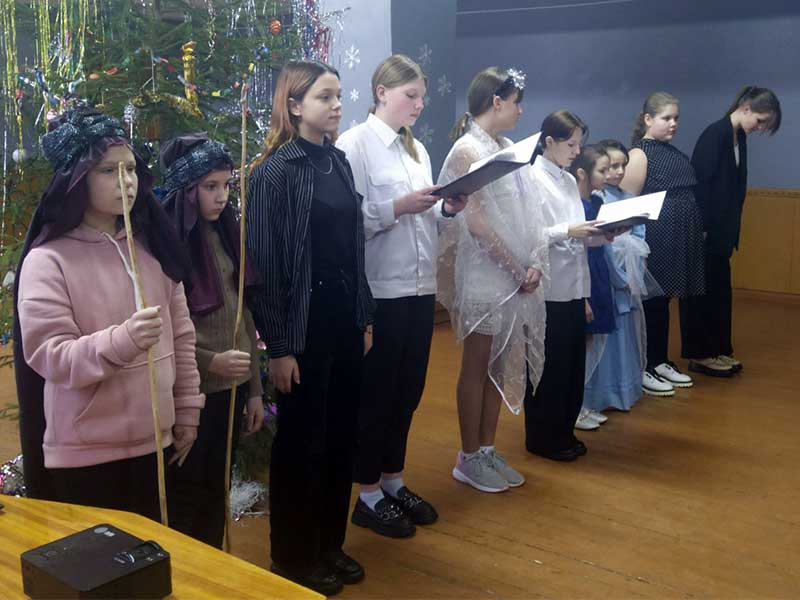 В Бацевичах состоялось театральное представление, посвященное Рождеству Христову
