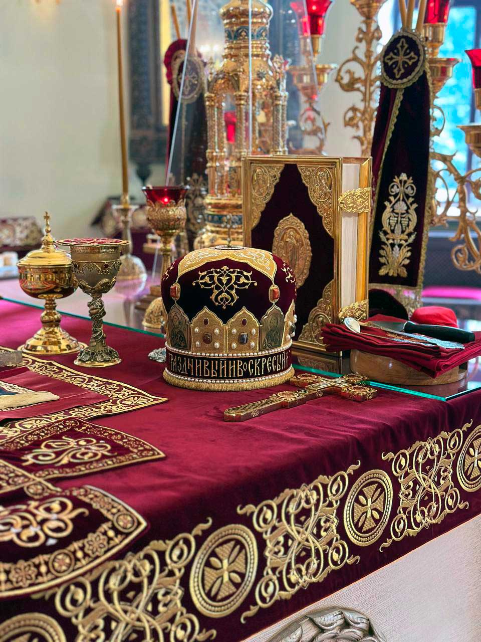 Епископ Серафим возглавил Божественную литургию в Никольском кафедральном соборе г. Бобруйска