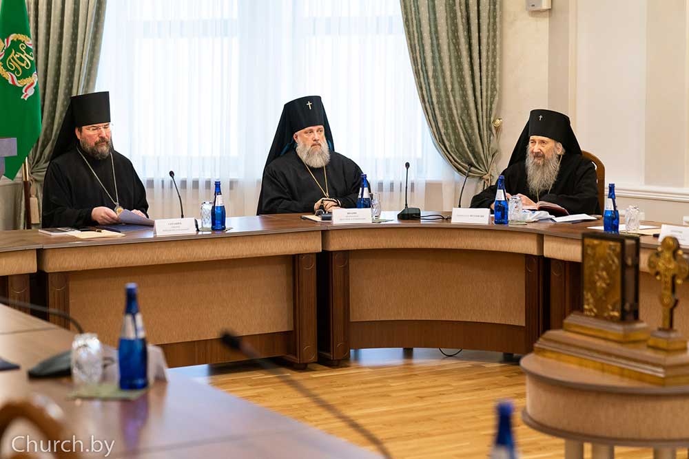 Епископ Серафим принял участие в заседании Синода Белорусской Православной Церкви