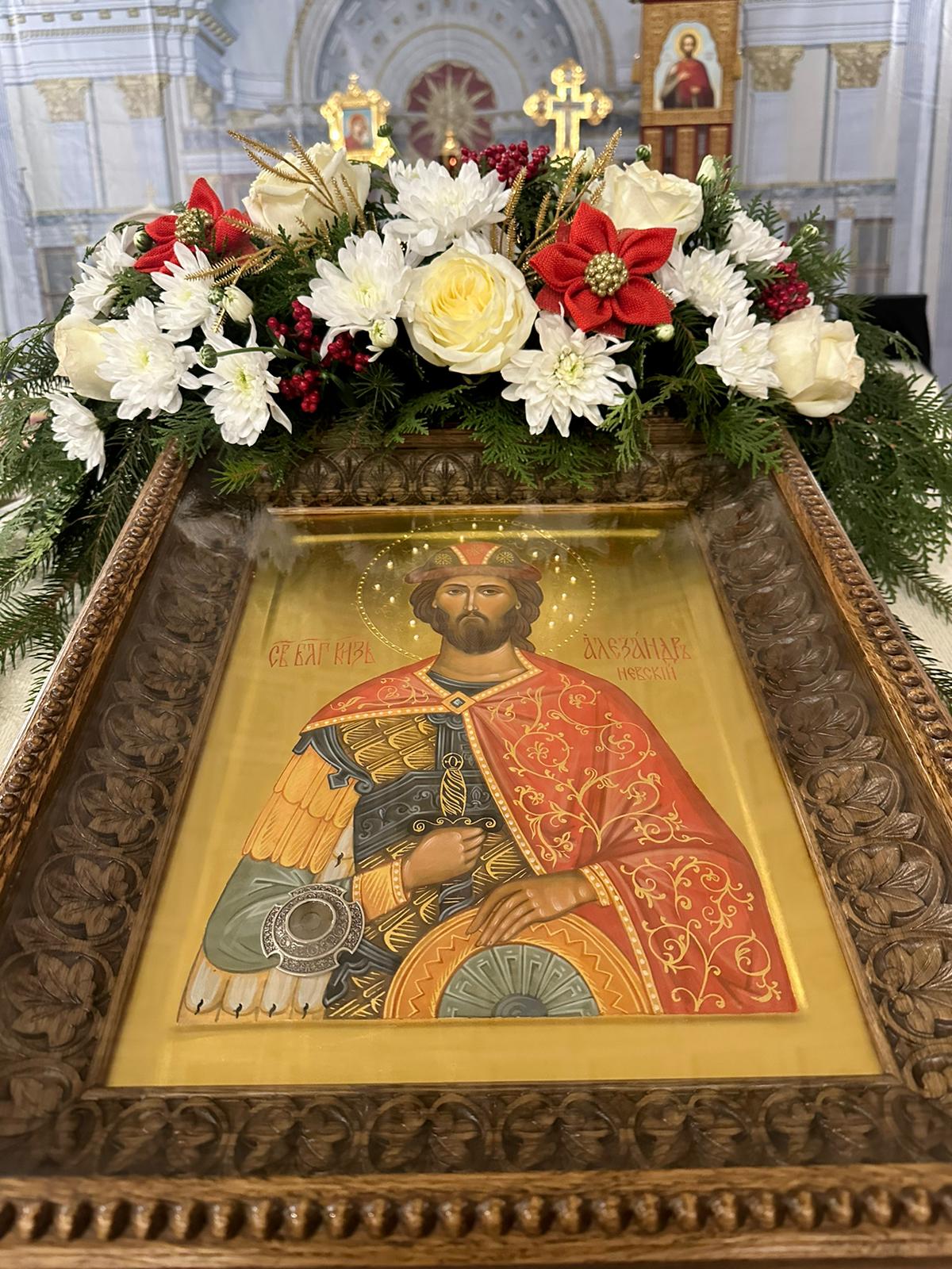Престольный праздник отметил собор Александра Невского на территории женского монастыря Святых Жен-Мироносиц г. Бобруйска