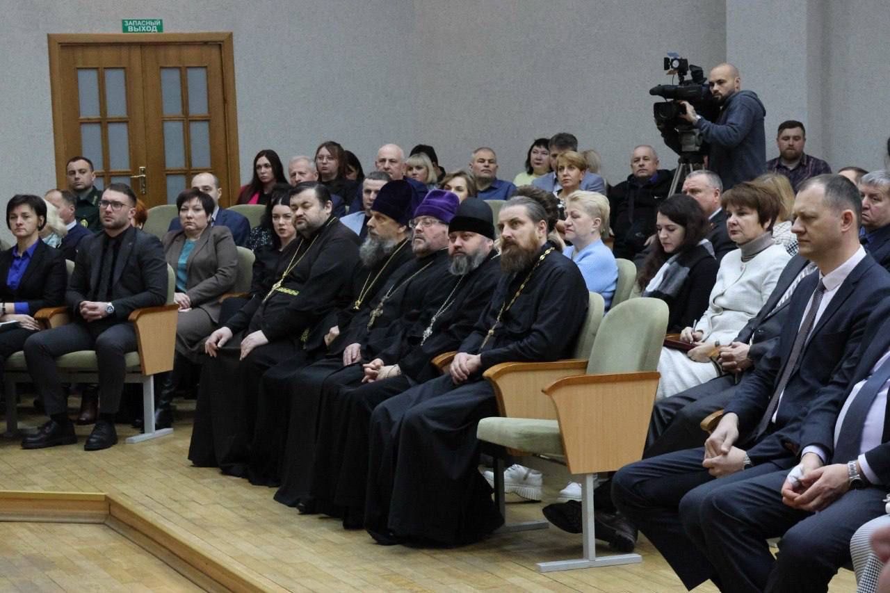 Священники Осиповичского благочиния приняли участие в мероприятии районного исполнительного комитета