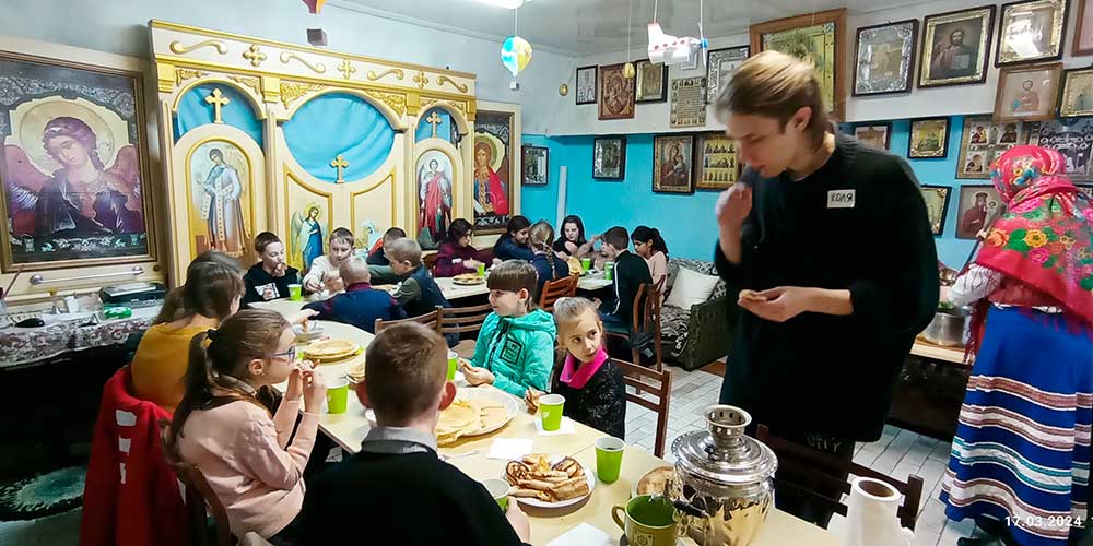 на базе Покровского прихода г. Кировска прошло мероприятие для детей «Прощеное воскресенье»