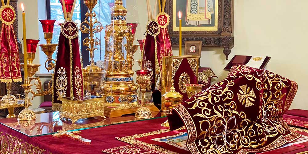 В Неделю 1-ю Великого поста епископ Серафим совершил Божественную литургию в Никольском кафедральном соборе г. Бобруйска
