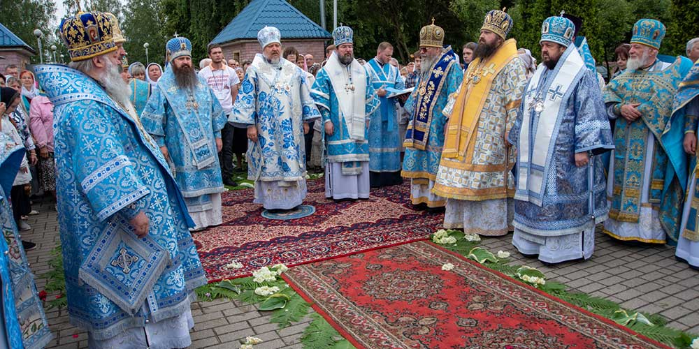 Епископ Серафим принял участие в торжествах в честь Марьиногорской иконы Божией Матери