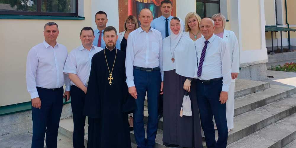 Бобруйский женский монастырь посетил председатель правления ОО «Белорусский фонд мира» Максим Мисько