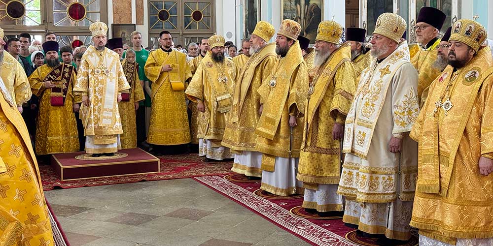 Епископ Серафим принял участие в торжестве, посвященном 100-летию со дня преставления святителя Тихона (Беллавина), Патриарха Московского и всея России