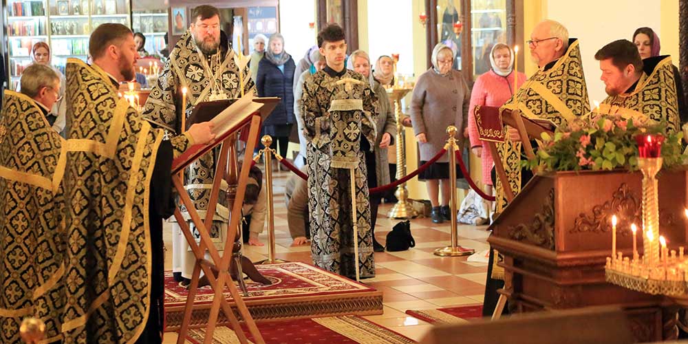 Покаянный Великий канон преподобного Андрея Критского в Никольском соборе