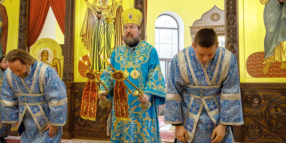 Праздник Успения Пресвятой Богородицы в Никольском кафедральном соборе г. Бобруйска
